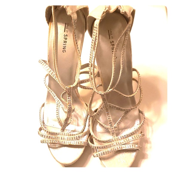 Sparkly strappy heels - Picture 1 of 2